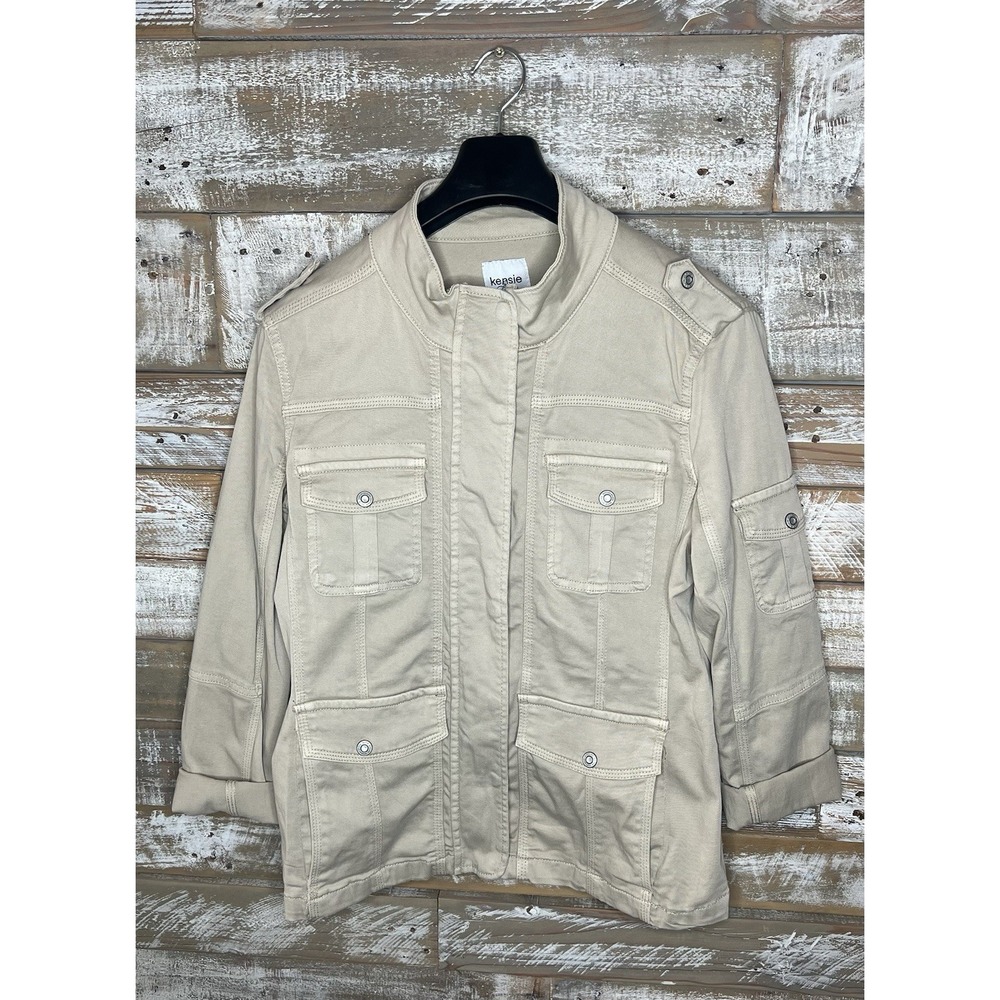 Kensie‎ Jeans Women Tan Denim Jacket L